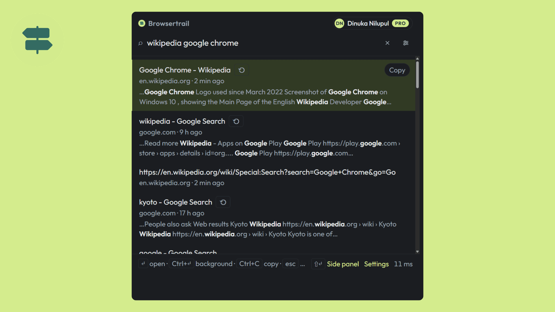 Tab Search