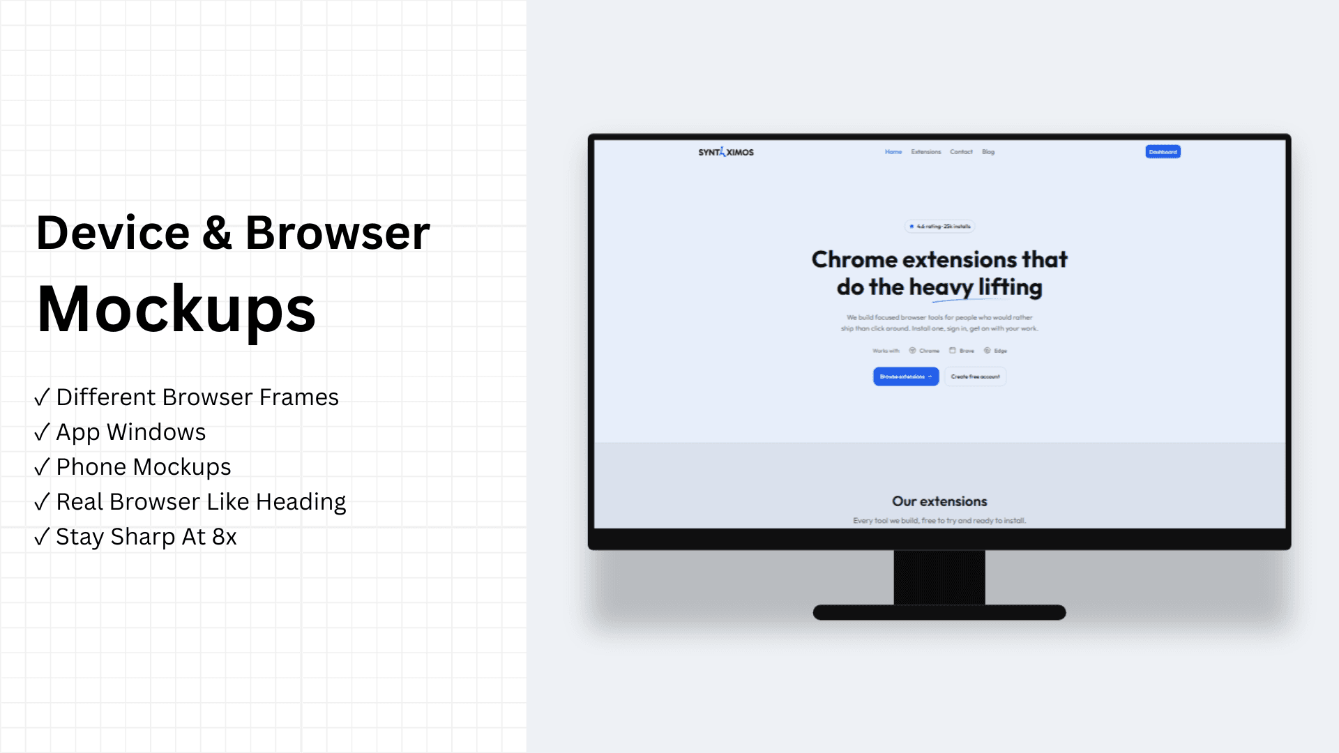 Device & Browser Mockups